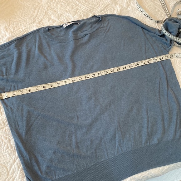 Zara fine gauge oversized knit pullover sweater - Picture 5 of 7